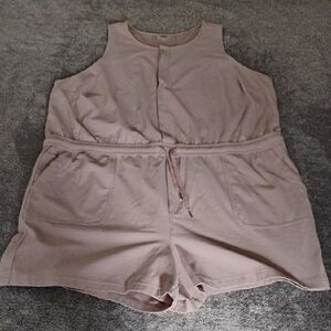 Athleta Farallon Romper Mocha Latte